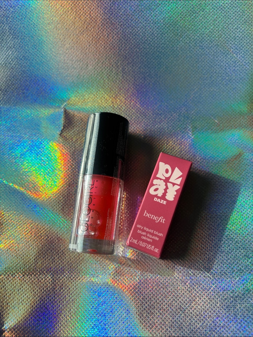 Liquid blush and lip plumper